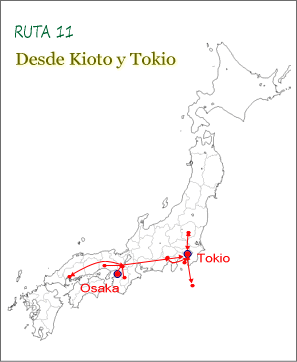 viaje japón ruta mapa kioto tokio hokaido okinawa kumano takayama naturalaza montaña